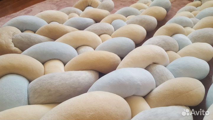 Бортики-косички в кроватку