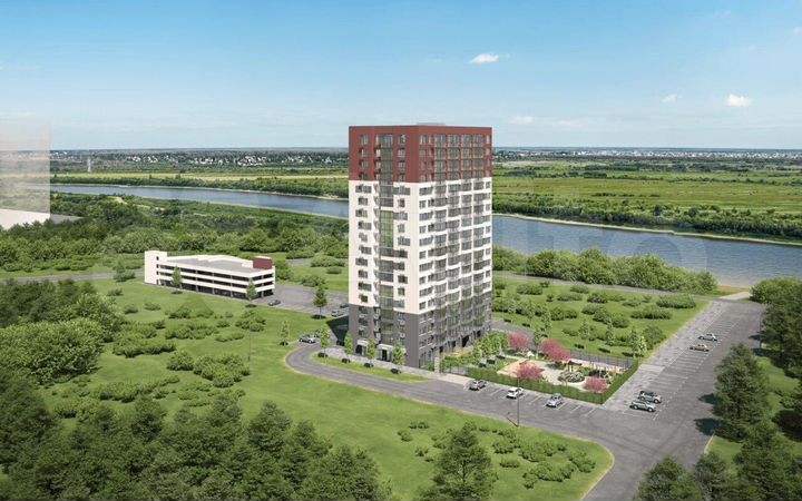 2-к. квартира, 56,3 м², 16/18 эт.