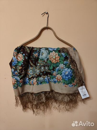 Павлопосадский платок шерсть