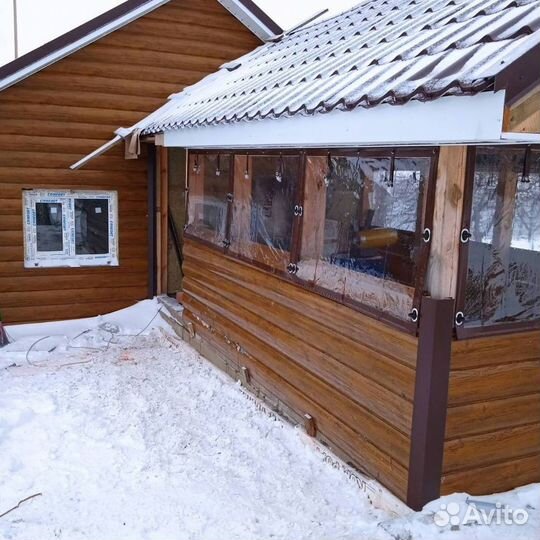 Мягкие окна для террасы