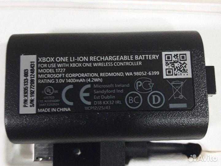 Аккумуляторная батарея для геймпада xbox ONE