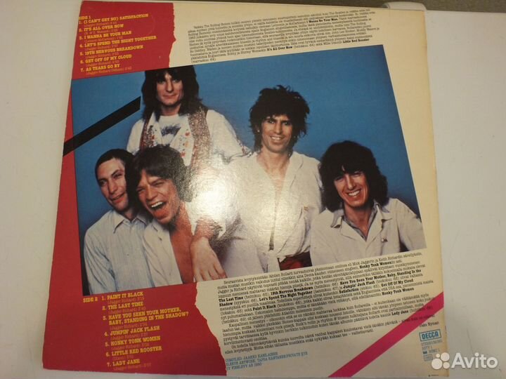 Rolling stones. Best Of The Rolling Stones LP 1980