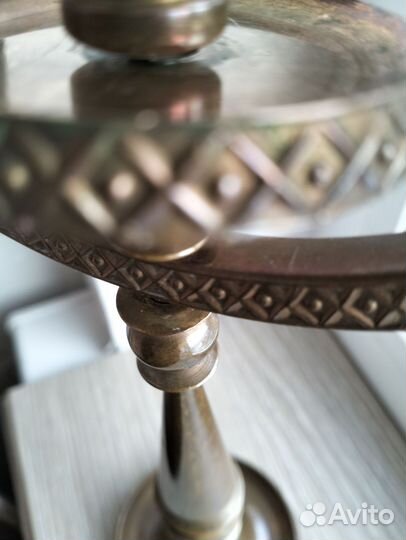 Подсвечник разборный бронза антиквариат