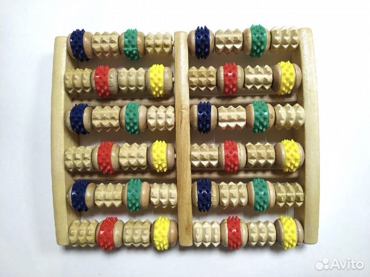 Массажер ног роликовый