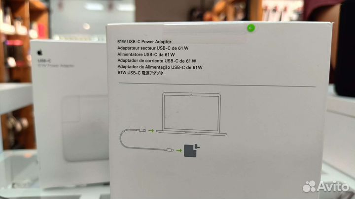 Сетевое зарядное устройство apple 61W Macbook