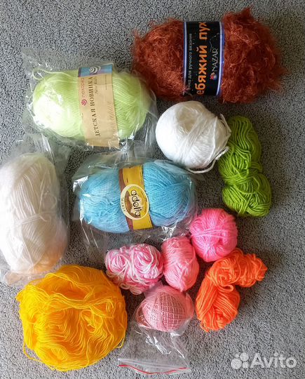 Пряжа нитки для вязания