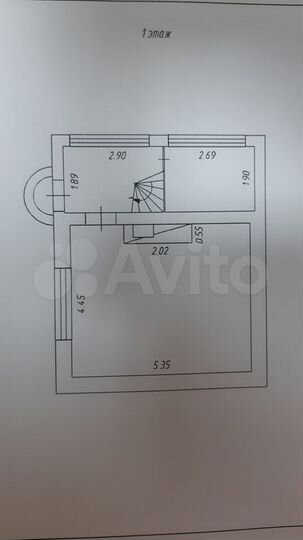 Дача 71,5 м² на участке 7 сот.