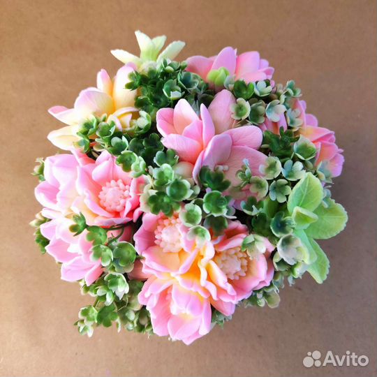 Букет цветов из мыла 