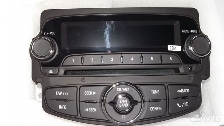 Штатная магнитола Chevrolet Аveo 2012