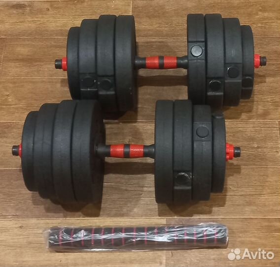 Гантели по 19 кг каждая - 2 шт