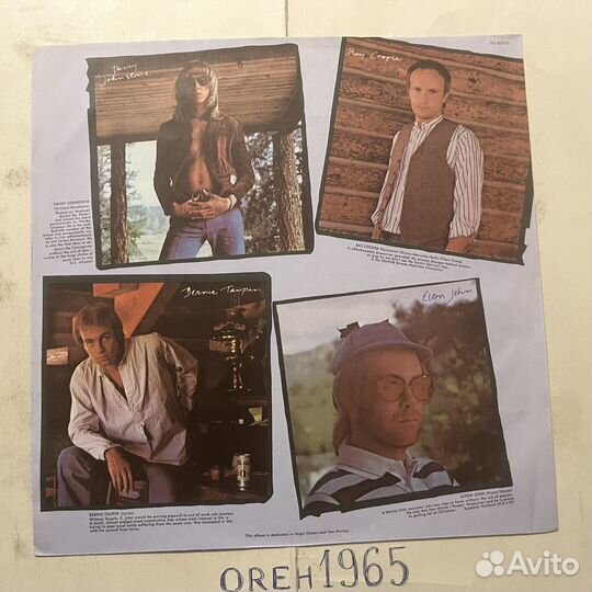 Elton John – Rock Of The Westies (LP). 1975, Japan