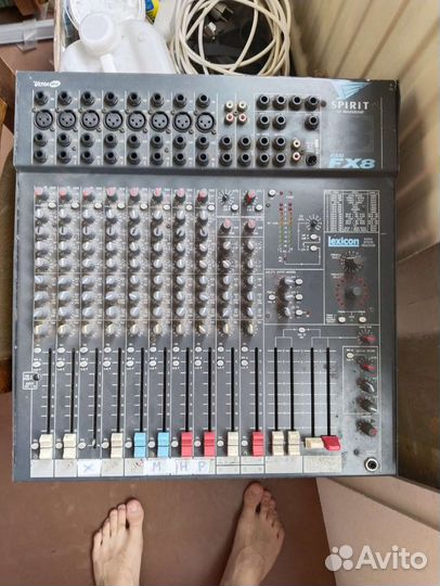 Микшерный пульт soundcraft spirit fx8