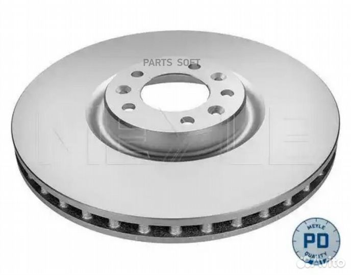 Meyle 11155210039PD Диск тормозной PSA C5/C6/407/5