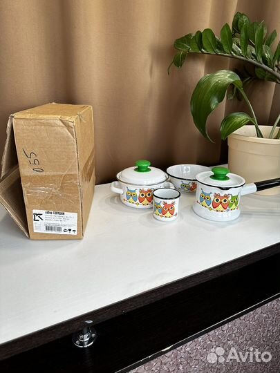 Набор эмалированной посуды