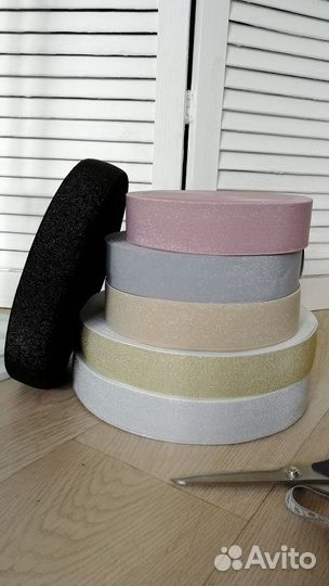 Резинка 4см (помочная, с люрексом)