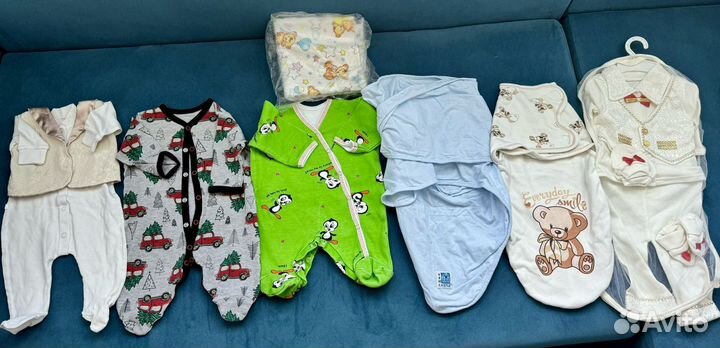 Вещи для новорожденного мальчика0-9м