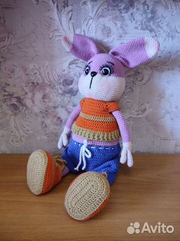 Мягкая игрушка заяц