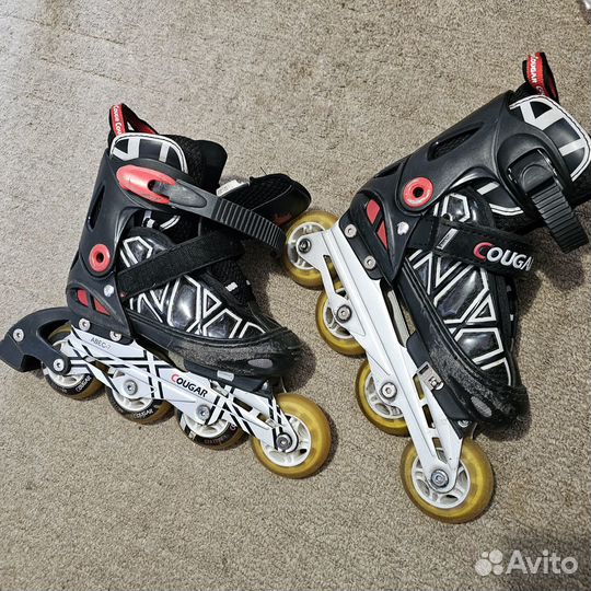 Ролики детские 5 - 7 лет cougar размер 28 - 33