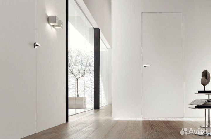 Скрытые межкомнатные двери под покраску