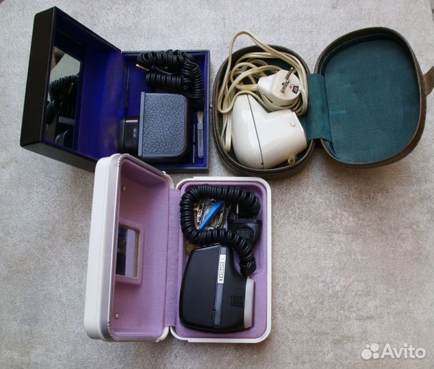 Электробритвы Бердск разных эпох СССР