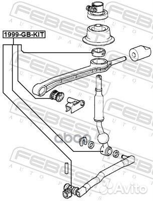 Ремкомплект кулисы кпп BMW 3 E90/E91 04-12 199