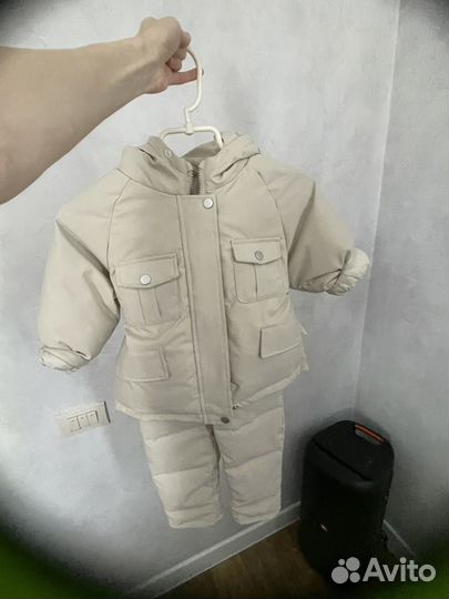 Зимний костюм детский унисекс бежевый