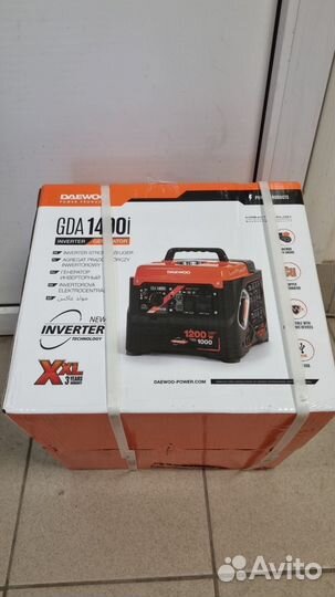 Бензогенератор Инверторный Daewoo GDA 1400i