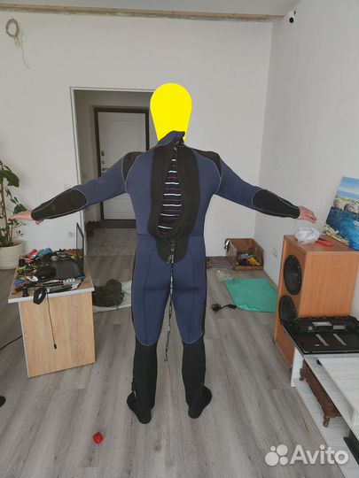 Мокрый гидрокостюм 7мм