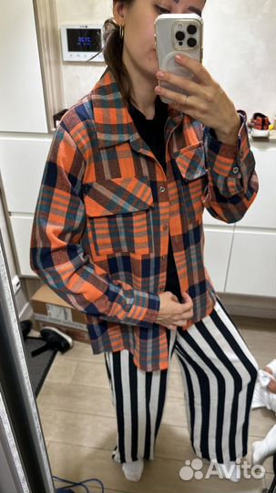 Рубашка в клетку velvet