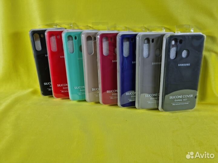 Чехол Samsung A21 Silicone Case