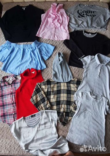 Вещи пакетом на девушку