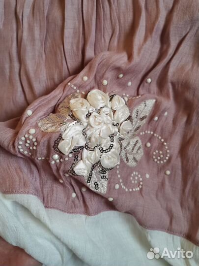 Летний костюм туника и бриджи для беременных