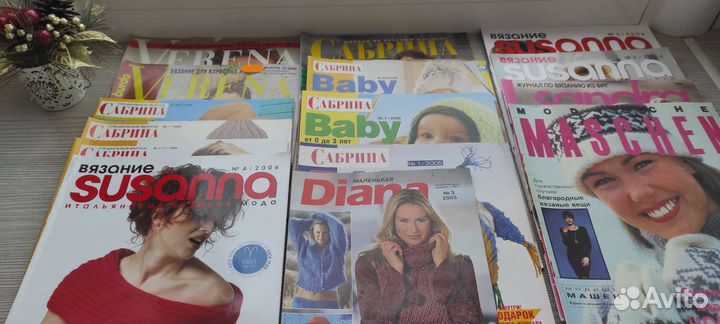 Журналы по вязанию лот