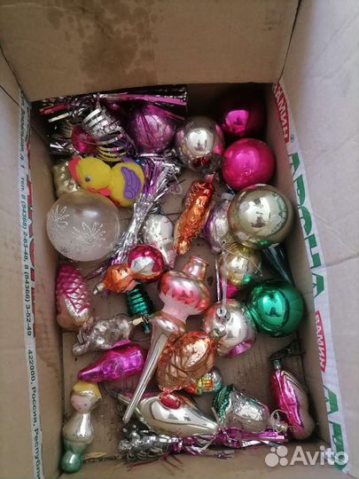 Елочные игрушки СССР одним лотом