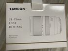Объектив Tamron 28-75mm f/2.8 Di III RXD Sony Fe объявление продам