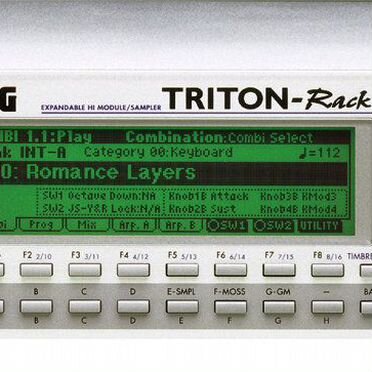 Сэмплерно-синтезаторный модуль korg Triton Rack