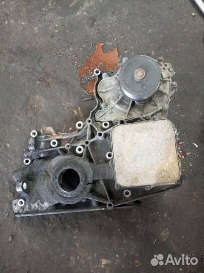Масленный насос камминс 2.8. Передняя крышка дв