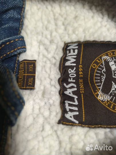 Джинсовая куртка с мехом