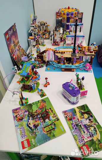 Lego friends Парк развлечений + гонки