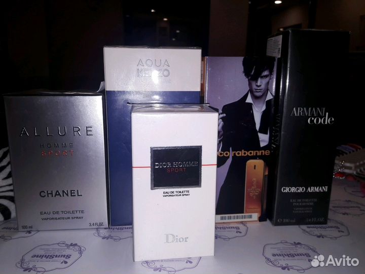 Мужские брендовые стойкие парфюмы 100мл