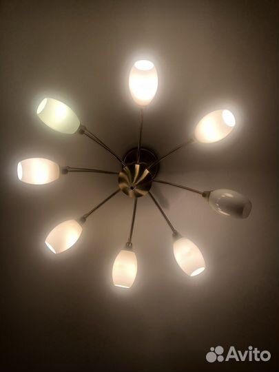 Люстра потолочная бу
