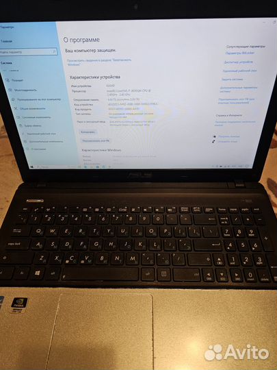 Ноутбук asus K55VD Core i7 с оптическим приводом
