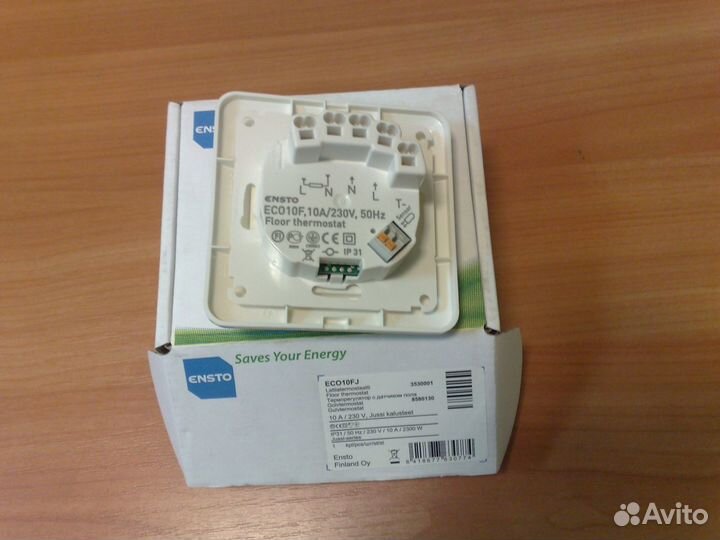 Терморегулятор ECO10FJ Jussi, эуи Busch-Jaeger