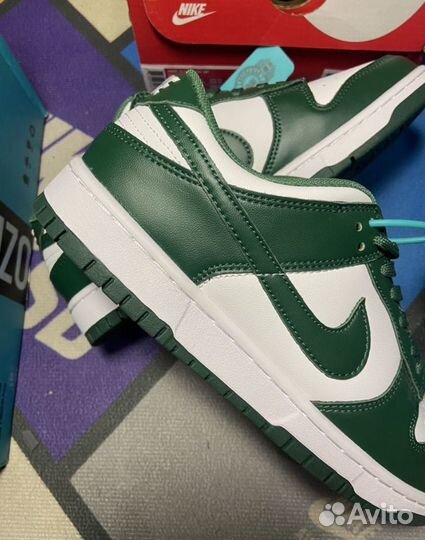 Nike dunk low green оригинал на руках