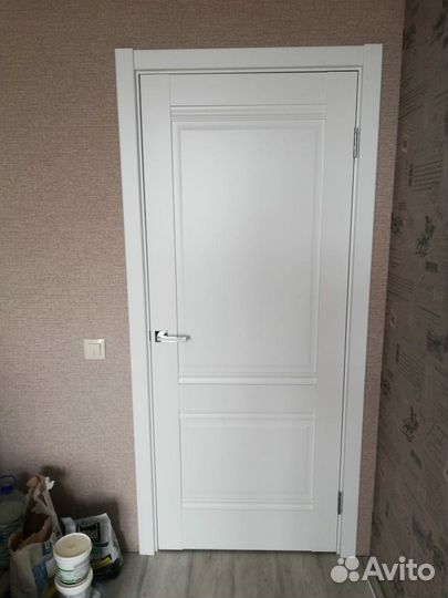 Двери межкомнатные белые