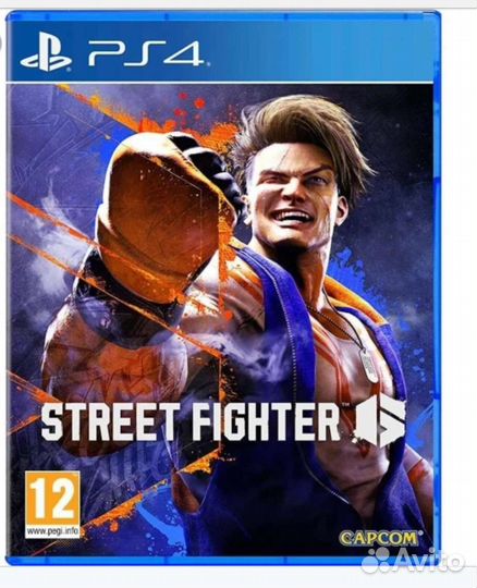 Драка Street Fighter 6 на диске на PS4 новый