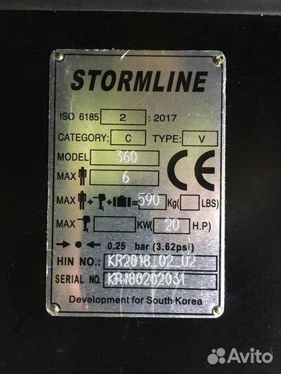 Лодка с мотором пвх stormline-360 tohatsu 9.8