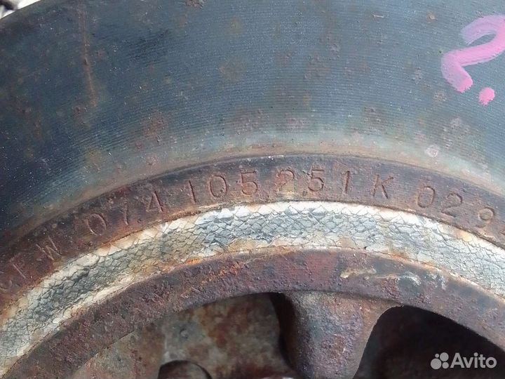 Шкив коленвала Vw Transporter T4 AAB 2.4D