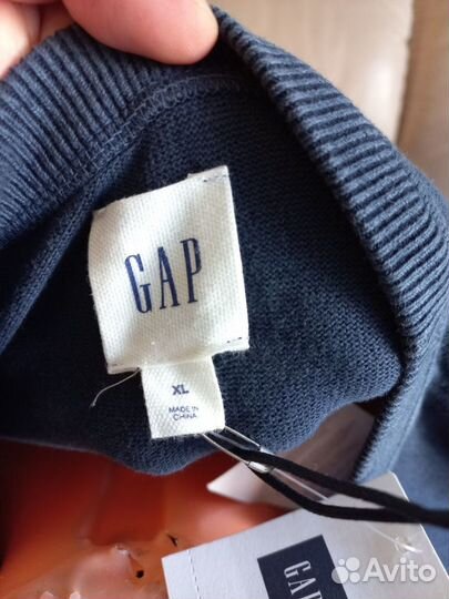 Лонгслив тонкий свитер GAP