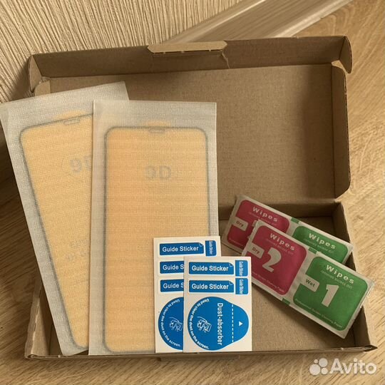 Защитное стекло iPhone xr новые 2 шт